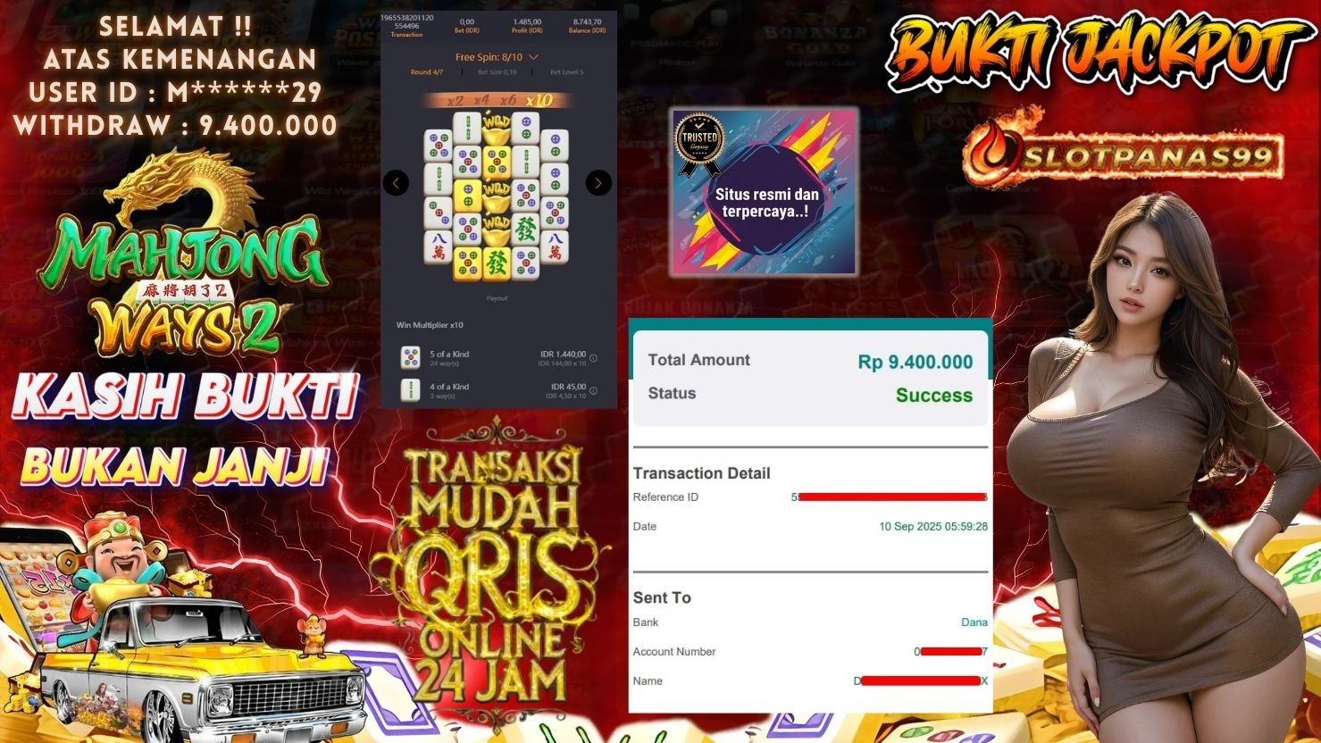 SLOTPANAS99 JACKPOT SLOT MAHJONG WAYS 2
